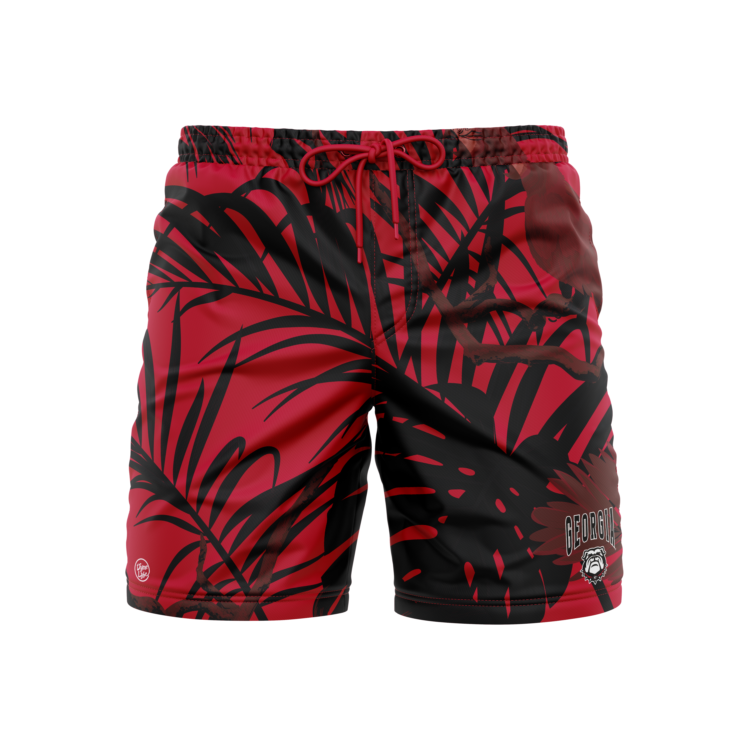Georgia Bulldogs Men's Midnight Palm Trunks