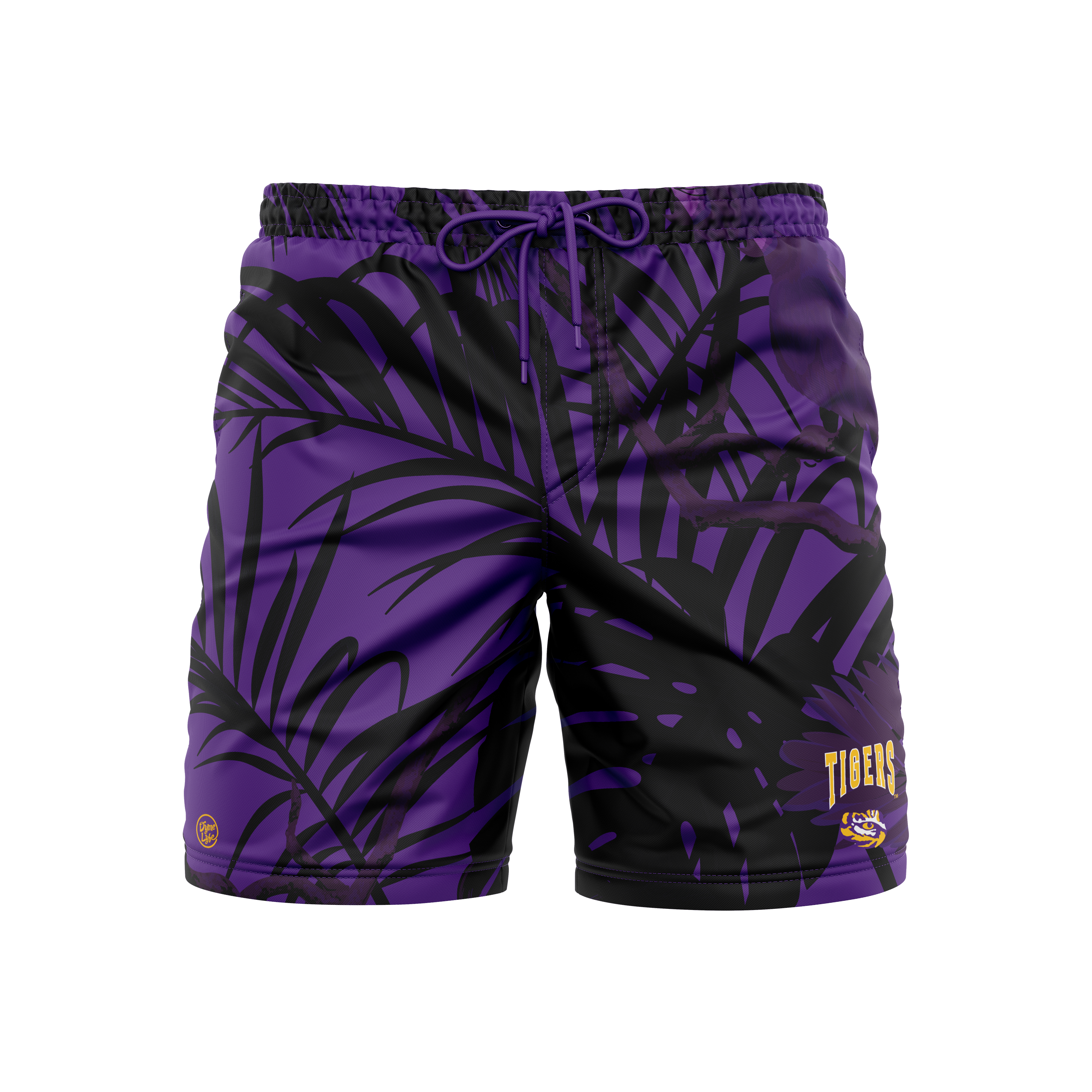 LSU Tigers Men's Midnight Palm Trunks