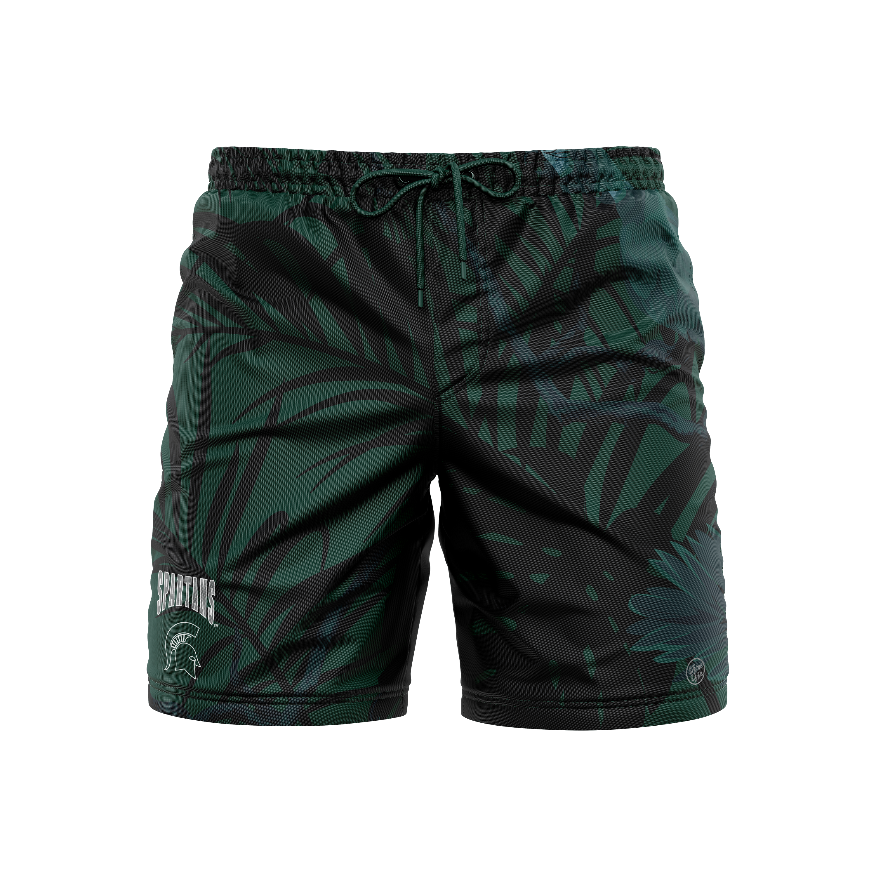 Michigan State Spartans Men's Midnight Palm Trunks