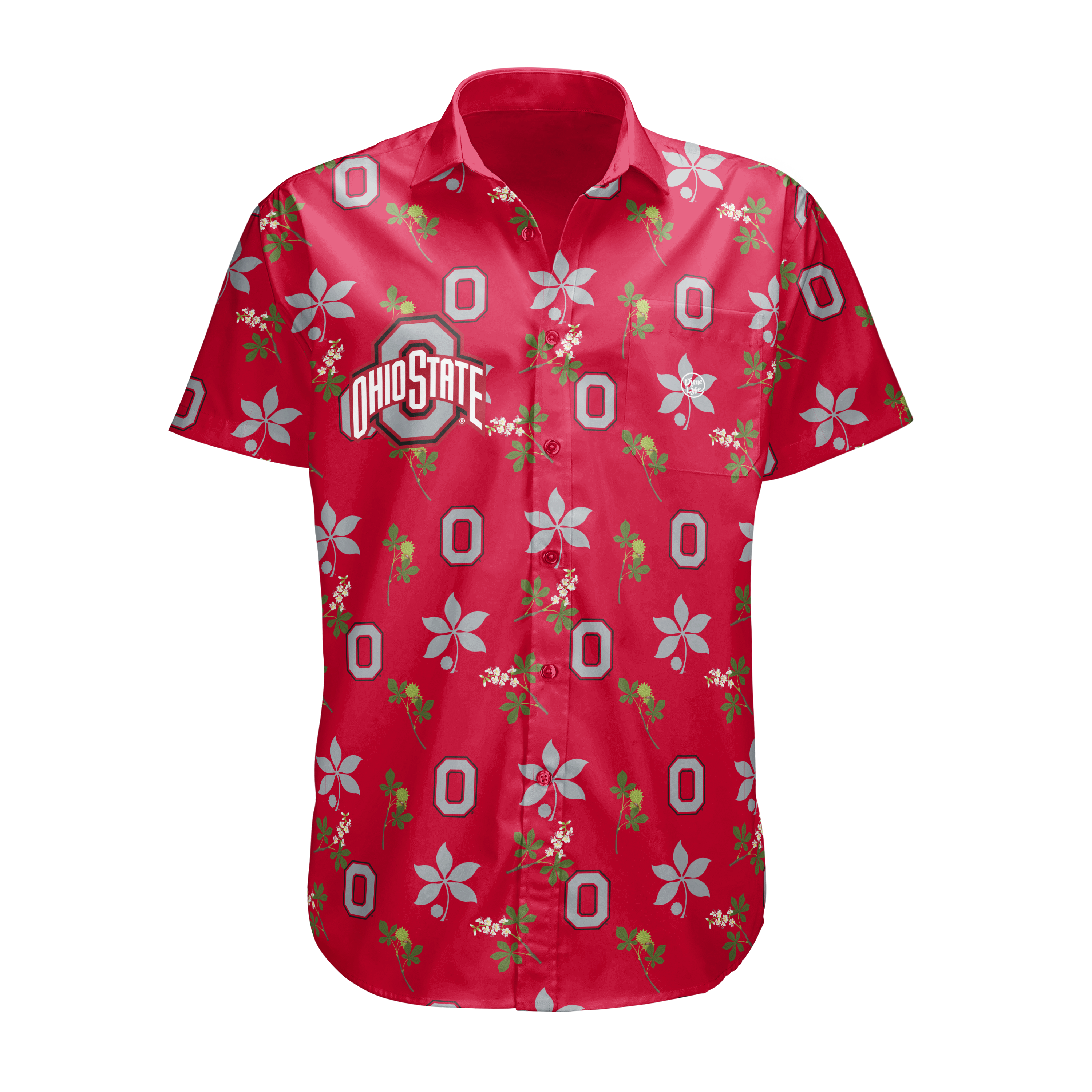 Ohio State Buckeyes Men's Logo Print Trunks