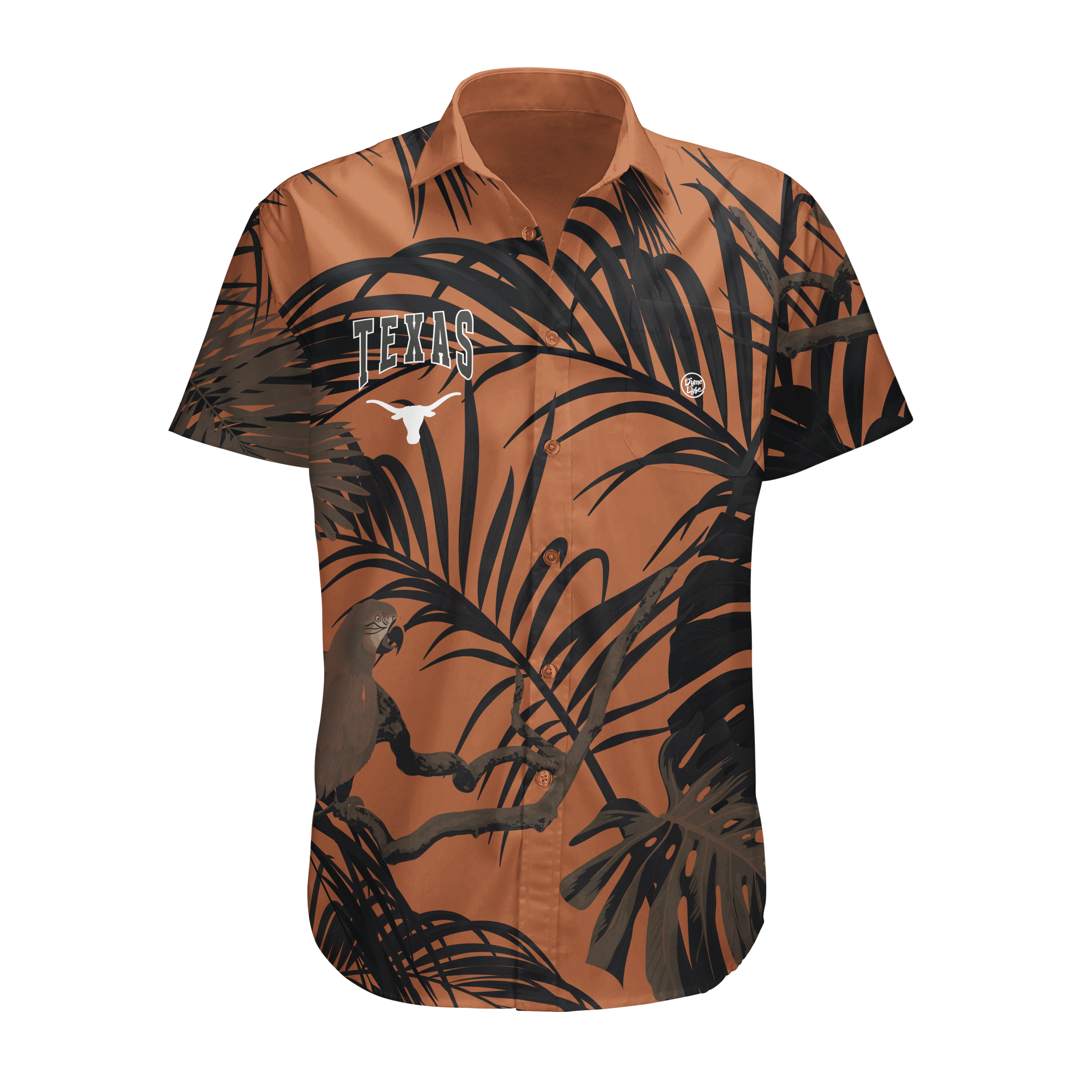 Texas Longhorns Men’s Midnight Palm Button Up